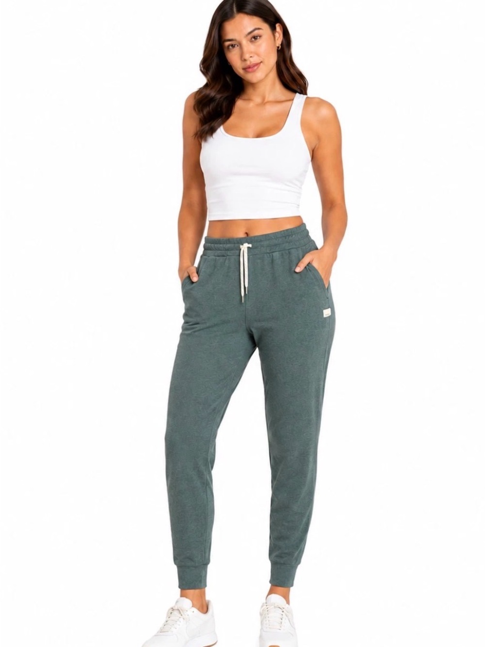 Vuori Performance Joggers in Heather Green Sage Size XL - Picture 1 of 10